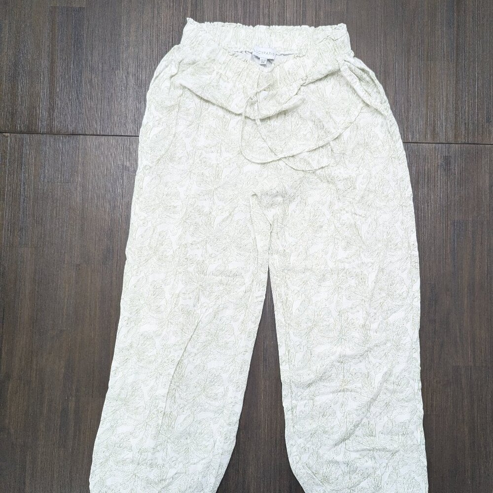 Lucy Paris | Women Medium Linen Blend Summer Boho Comfy Tropical Coastal Pants